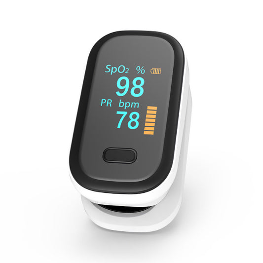 Fingertip Pulse Oximeter;  Blood Oxygen Saturation Monitor with OLED Display;  Portable Digital (SpO2) Meter
